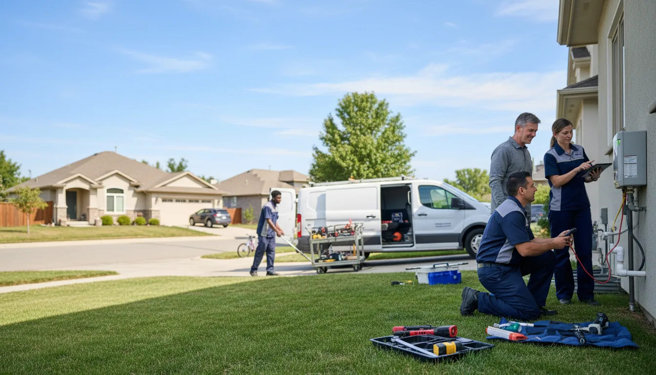 Tankless water heater service in Northampton, PA
